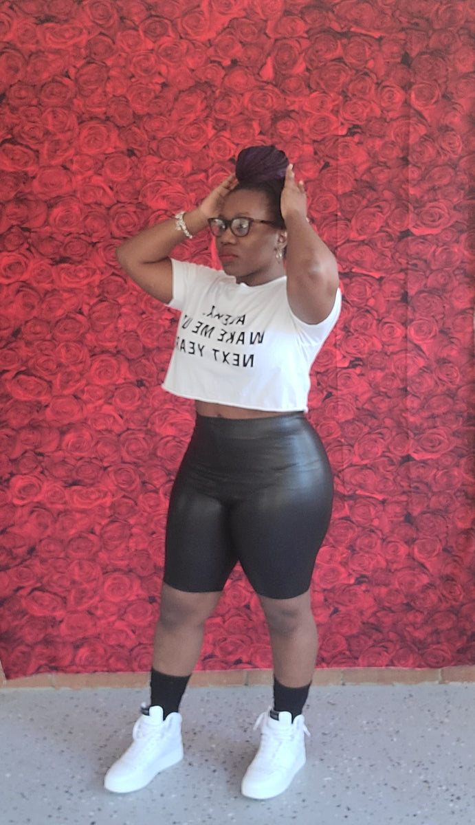 Thick girls in hot sale biker shorts