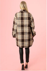 Belle Plaid Coat